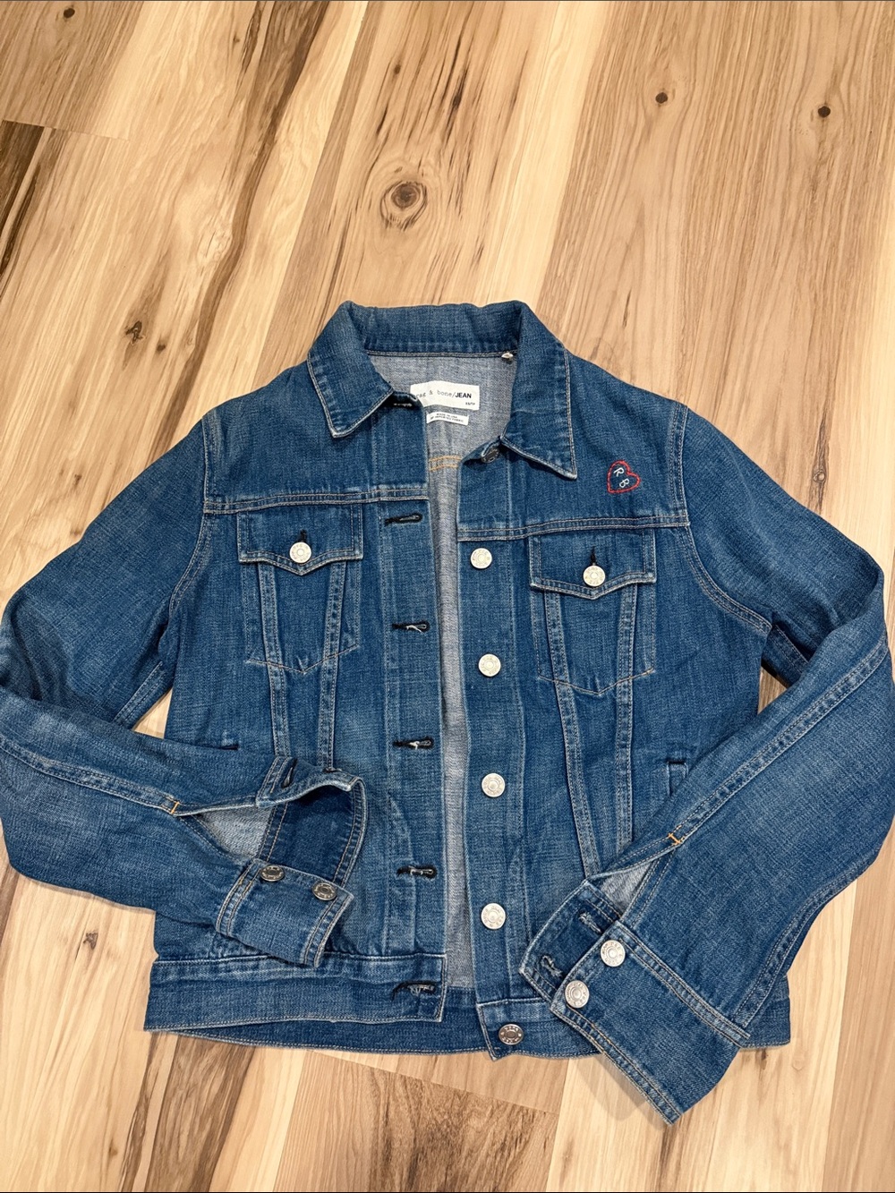 rag & bone Blue Denim Jean Jacket $318